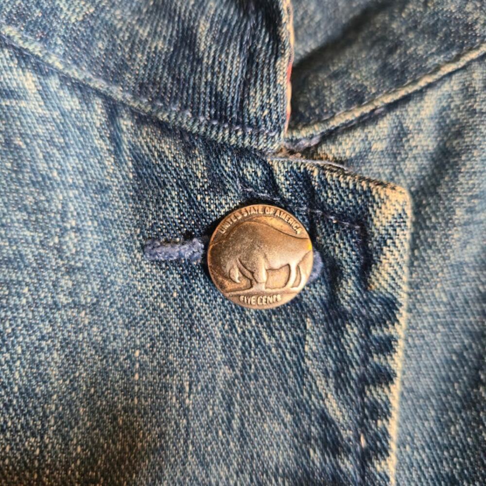 Orvis Vintage Women's Denim Jacket Size 14 Blue Pockets Casual Preppy - Picture 5 of 9